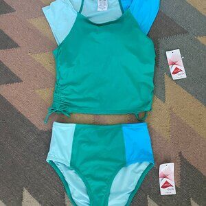 NWT Lands End Two Piece Swimsuit